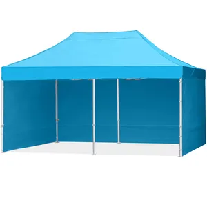 Tente pop-up personnalisée avec cadre en aluminium 1020, auvent pliable populaire pour le camping en plein air gazebo auvent pour les événements
