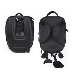 Sacoche de réservoir de moto en jean imperméable avec grande poche pour téléphone à écran tactile, capacité 9-12L, ajustement universel pour la course et le tourisme à moto - Product Image 5