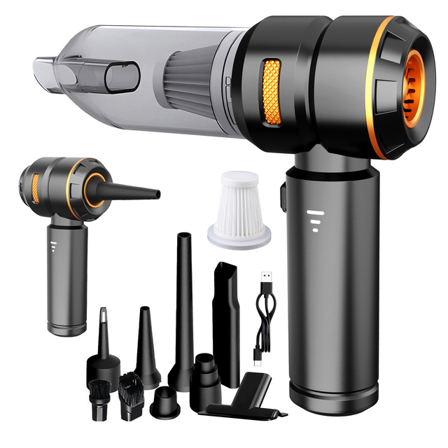 3 in 1 Cordless Battery Powered High Power Suction Auto Vehicle Automotive 18000Pa Portable Handheld Wireless Car Vacuum Cleaner