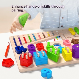 Jouets éducatifs Montessori les plus vendus pour les nourrissons de 1 à 3 ans, puzzles, blocs de construction, jouets pour enfants - Product Image 2