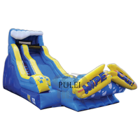 Grand château gonflable Big Kahuna en PVC avec toboggan aquatique, utilisable en intérieur et en extérieur, pour usage résidentiel