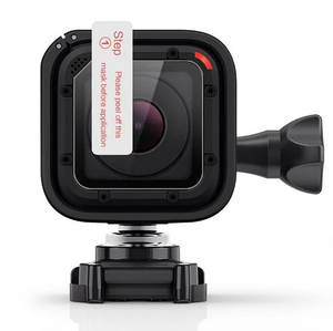 KAMPHO Film de protection d'écran en verre trempé pour <span class=keywords><strong>GoPro</strong></span> Hero <span class=keywords><strong>4</strong></span> <span class=keywords><strong>Session</strong></span> 5 <span class=keywords><strong>Session</strong></span> Sports Action Camera Accessoires - Product Image 1