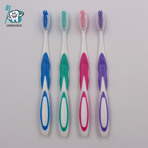 Cepillo de Dientes para Adultos JSM-A381 con Mango de Doble Color, Cepillado Manual, Limpieza Dental, Colorido - Product Image 1