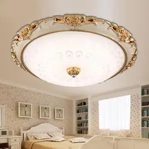 LED Modern Acryl Round glass lampshade Ceiling Lights Lighting Fixture European Lamp Living Room Bedroom Kitchen Surface Mount