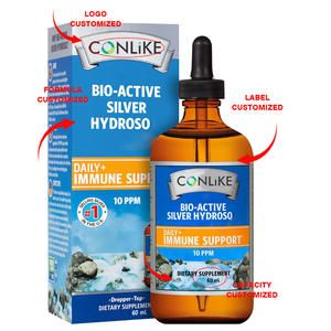 <span class=keywords><strong>Argent</strong></span> colloïdal liquide bioactif, hydrosol d'<span class=keywords><strong>argent</strong></span> colloïdal, gouttes d'<span class=keywords><strong>argent</strong></span> colloïdal, étiquette privée OEM personnalisée - Product Image 6