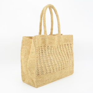 Sac fourre-tout en paille de raphia <span class=keywords><strong>Maxi</strong></span> pour femme pour l'été et le printemps - Product Image 2
