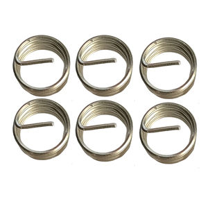 Andere Befestigungsmittel Stahldraht-Gewindeeinsätze Set mM Gewindeholz-Rollenlager-Einsatzmutter Versilbert Hitzebeständig - Product Image 1