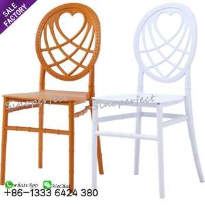 Cheap Modern Monoblock <b>Resin</b> Plastic Wedding Chairs for Sale - Product Image 1