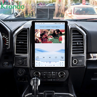 Autoradio Android à écran vertical Tesla de 14,5 pouces pour Ford Raptor F150 2015-2019, système multimédia de voiture, CarPlay sans fil, autoradio GPS