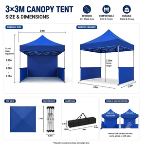 10x10ft Business <strong>Large</strong> Aluminum Frame Custom Outdoor Advertising Trade Show Canopy Pop up Exhibition <strong>Tent</strong> for Events - Product Image 4