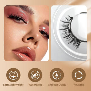 Vente directe d'usine, <span class=keywords><strong>cils</strong></span> magnétiques naturels réutilisables sans colle, portables, tout-en-un, pour débutants - Product Image 4