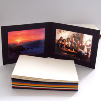 Alfombrillas Slip-In Photo Folder Alta calidad Durable Eco-Friendly 2 Fotos Capacidad 6x6 Tamaño de imagen para mostrar fotos Fotos