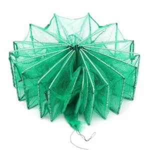 Foldable Crab Fish Crayfish Lobster Shrimp Prawn Eel Live Trap Net Bait Fishing Pot Cage