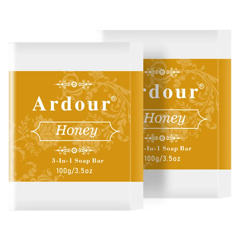 Private Label Eco Friendly Honey Handmade Soap Bar Organic Natural Face Body Wash Bath Bar Brightening Exfoliating Soap