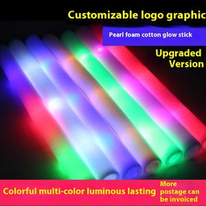 カラフルなLED電子グロースティックバー大型コンサートフラッシュスティックカスタムロゴ印刷スポンジフォームプロモーションパーティー用品 - Product Image 4