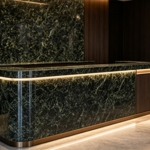 UNION Premium Modern Polished Verde Ubatuba <b>Granite</b> <b>Slab</b> Cut-To-Size Eco-Friendly Lightweight Kitchen Staircase Bathroom Outdoor - Product Image 5