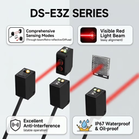 Sensor Fotoeléctrico Cuadrado DASS al por Mayor, Sensor Infrarrojo de Reflexión Difusa con Espejo, Serie E3Z D61 CX, Montaje con Tornillo, 12 24V DC