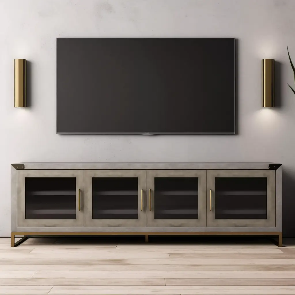 New arrival Living Room Furniture Modern Unit TV Table Television Console Cabinet led TV Stand