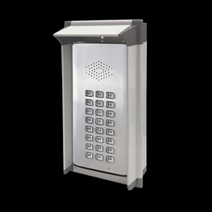 Interphone de porte audio sans fil 4G avec 24 boutons d'appel interphone résidentiel multi-utilisateurs interphone GSM utilisant l'interphone cellulaire de carte SIM - Product Image 1