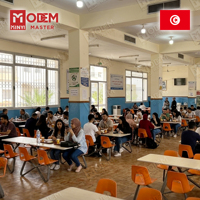 MINYI BOW Tunisia Ensemble de mobilier de bureau et scolaire moderne, comprenant un bureau et une chaise pour étudiant, et une table à manger blanche