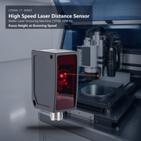 Capteur de déplacement laser DT35 DTOF 1000Hz 10m IP65 pour machine de rainurage laser de plaquettes, pour la réglage de la hauteur de rainurage, Fourniture d'usine OEM