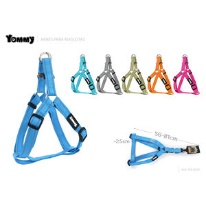 Imbracatura per Cani Yommy Regolabile 56-81cm Riflettente Blu per Cani di Piccola e Media Taglia - Product Image 1
