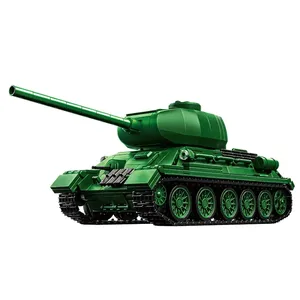 12GO 97007 2025 Nuovo Modello di Carro Armato T34/85 della Seconda Guerra Mondiale, Artiglieria Semovente MOC, Regalo per Bambini, Set di Blocchi da Costruzione da 1263 Pezzi - Product Image 1