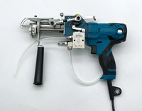 En stock, Vente chaude : Pistolet de tufting pneumatique professionnel 2 en 1, machine à tufting à poils longs à air comprimé pour tapis et moquettes AK-III