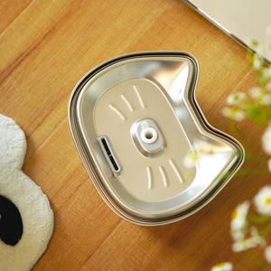 3L Paslanmaz Çelik Evcil Hayvan Su Çeşmesi Otomatik Kedi Su Sebili Sirkülasyonlu Filtrasyonlu Su Besleyici Kediler Köpekler İç Mekan İçin - Product Image 3