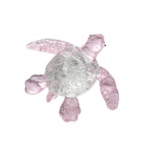 Figurine de tortue de mer polie en cristal écologique, ornement animal marin pour la décoration intérieure, cadeaux d'anniversaire, presse-papiers - Product Image 2