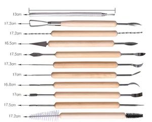 36 шт., набор керамических принадлежностей из полимерной глины - Product Image 4