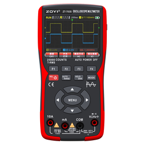 Handheld oscilloscoop-multimeter 2 kanalen voor reparatie ZOYI ZT-703S - Product Image 1