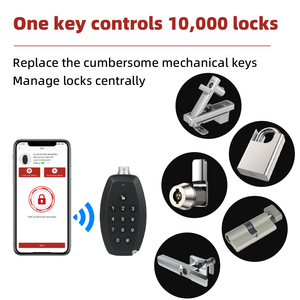 Kenrone điều khiển thông minh Hợp kim kẽm Swing xử lý khóa truy cập an toàn cho điện cơ sở trạm cửa với ứng dụng mạng & Hệ thống khóa - Product Image 5