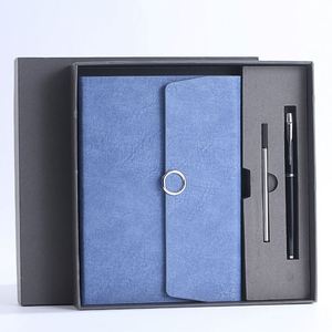 Promotional Graduation Business Office <b>Gifts</b> Set Customised PU Leather Notebooks Exquisite Embossed Logo Printing <b>Gift</b> - Product Image 3