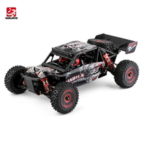 WLtoys 124016 Voiture RC V2 75 KM/H 2.4G Brushless 4WD Électrique Haute Vitesse Tout-Terrain Télécommandée Jouets de Drift pour Enfants Course