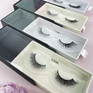 Cat Eye Mink Lashes 3d Short Eyelashes Hand Made Real Mink Eyelashes Vendor Private Label Lashbox Packaging