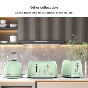 Grille-pain électrique automatique 4 tranches en acier inoxydable pour la maison, avec fonction pop-up pour sandwichs - Product Image 4