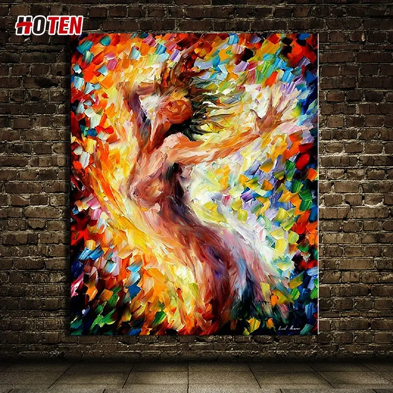 Mooie Dansen Van Sexy Jong Meisje Naakt Vrouw Back Pictures Handgeschilderde Olieverf Foto Moderne Abstractie Slaapkamer