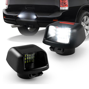 Luz LED para matrícula para Nissan Navara D40 Frontier 2007-2019 Armada Titan Xterra <span class=keywords><strong>Suzuki</strong></span> Equator Tag Light 6000K,Plug & Play - Product Image 5