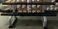 Support de Rangement pour Haltères de Haute Qualité à 2 Niveaux pour 10 Paires, Nouveau Style, en Acier, Multi-Niveaux, pour Poids Libres, Prix Usine
