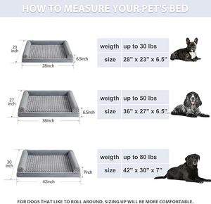 Orthopedic <strong>Dog</strong> <strong>Beds</strong> for Large Orthopedic for Medium Large <strong>Dogs</strong>,<strong>Big</strong> Waterproof Couch <strong>Dog</strong> Pet <strong>Bed</strong> with Bolster Sides for Sleeping - Product Image 2
