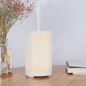 Diffuseur d'arômes à effet bois avec lumière nocturne 7 couleurs pour chambre à coucher et usage domestique JCSY-124 - Product Image 2