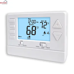 2024 New Wired 24V Digital HVAC Programmable Air Conditioner Room Thermostat