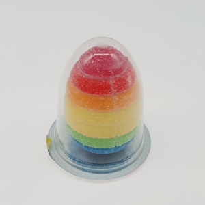 Bonbons gélifiés de haute qualité pour enfants, bonbons gélifiés aux couleurs arc-en-ciel avec un jouet <span class=keywords><strong>surprise</strong></span>, collations gélifiées en forme d'œuf - Product Image 2