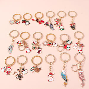 Porte-clés <span class=keywords><strong>de</strong></span> Noël Weny <span class=keywords><strong>2023</strong></span>, porte-clés, Père Noël, clochettes d'arbre, gants, accessoires, pendentifs - Product Image 2