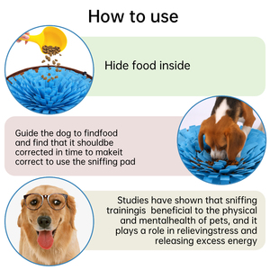Tappetino Interattivo per Gatti con Puzzle per Alimentazione Lenta, <span class=keywords><strong>Gioco</strong></span> per Tutte le Razze, Stimola le Abilità Naturali di Foraggiamento, Tappetino Olfattivo per Cani - Product Image 5