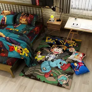 Tappeto stampato sfuso su misura per la vendita calda del gioco di moda anime personaggio per camera decorazione tappeto