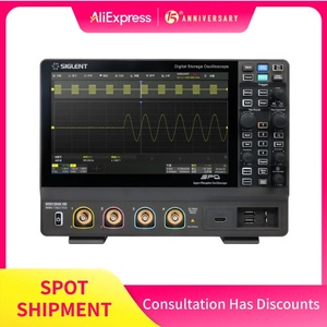 SIGLENT High Resolution Digital <b>Storage</b> Oscilloscopes (SDS1104X HD/SDS1204X HD/SDS1102X HD/SDS1202X HD) 12-Bit High Resolution - Product Image 2