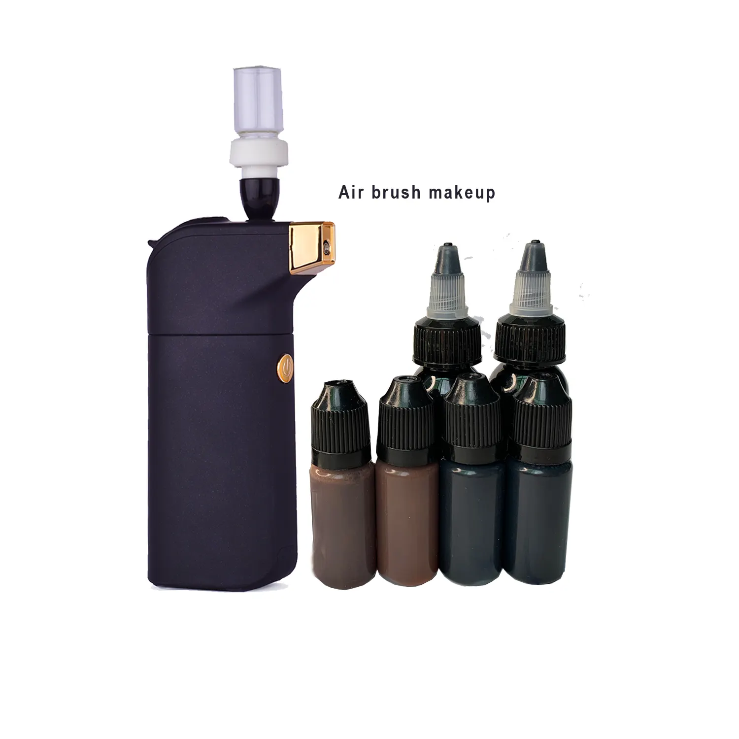 Vente en gros sans fil professionnel barbier Spray Die aérographe Kit de maquillage Portable Mini pistolet couleur cheveux Spray colorant compresseur d'air