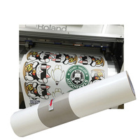 Papier de transfert imprimable Yanyan White, rouleau de papier pour impression par transfert thermique, vinyle de transfert thermique écologique à base de solvant pour textile